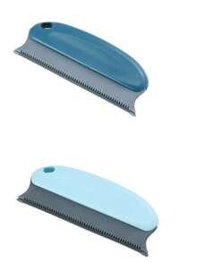 Pet Hair Cleaning Brush, Dual-Tooth Deshedding Tool, Made Of ABS Material, Suitable For Cleaning Pet Hair On Clothes, Carpets, Sofas, Bedding, Curtains, Household Pet Hair Removal Cleaning Supplies - Multicolor - View 17