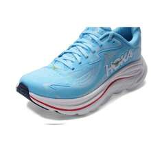 Hoka Women's Lightweight Cushioned Casual Sports Shoes Clifton 10 Running Shoes 1162031-SBLF, Spring/Summer - White/Blue - View 7