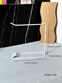 Metal Nail Polish Display Rack, Round & Square Nail Polish Gel Color Card Storage Holder, Space-Saving Countertop Or Retail Store Decor, Suitable For Salon And Home Use - Multicolor - View 6