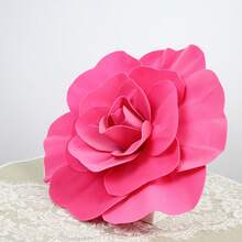 Artificial Rose PE Flower Foam Flower Large Simulated Flower Head European Wedding Flower Wall Wedding Window Background Layout - Multicolor - View 8