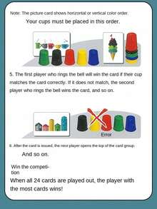 1 Set Color Sorting Battle Cup Stacking Board Game/Puzzle Competition Cup Stacking Toy, Parent-Child Interactive (Random Color) - Multicolor - View 10