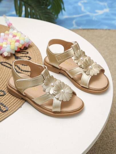 Sandalias de temporada necesarias 2025 para niños y niñas de 3 a 12 años | Diseño de para facilitar el uso | Suela plana | Adecuadas para la escuela, la playa, eventos de actuación y alfombra roja!