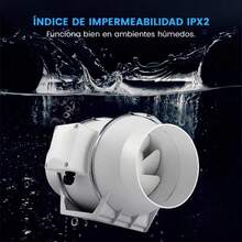 Extractor de aire silencioso y potente de 6 pulgadas - Ver 4