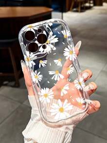 雏菊花瓣图案，兼容 17、16 Pro Max、14、13、12、11 Pro Max、XS Max、X、XR、8、7、Plus、Mini，适合作为生日礼物、送给女朋友、男朋友或自用。 - 彩色 - 查看 1