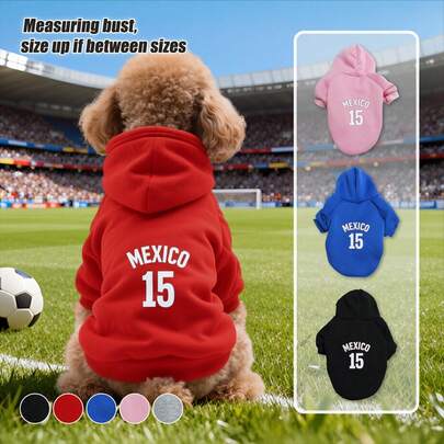 [New World Cup Themed Vest]No.15 Print, Pullover Style, Suitable For Small To Medium-Sized Dogs. Breathable, Sun-Protective, And Made Of Soft Fabric. Perfect For Outdoor Walks In Spring And Summer. Sizes S-2XL Available.