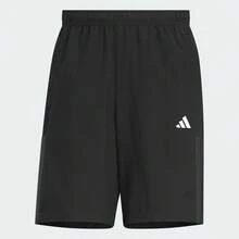 Adidas 男士 FI LIB WVSH 休闲百搭日常梭织短裤 KC2882 - 黑色 - 查看 2
