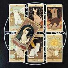 Spanish Tarot Cards "Cats Ruling The World", Party & Birthday Gift, Divination Game - Photo Color - View 3