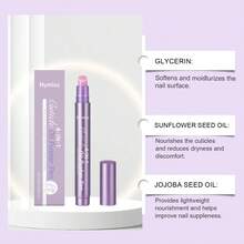 Nymixa 指甲护理笔，蕴含霍霍巴籽油和山茶花提取物，软化角质层，滋润指甲表面和边缘，修复干燥指甲，便捷旋转设计，方便日常美甲护理，打造自然光泽效果 - 1PC - 查看 5