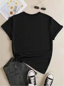 Lo suficientemente humilde como para saber que uno puede ser reemplazado... Camiseta divertida y con humor. - Negro - Ver 3