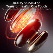 Hailicare 4-In-1 Wireless Handheld Electronic Skin Massager, Body Shaping Massager, Fat Burning & Body Shaping Device For Abdomen, Waist, Arms, Legs, Buttocks - Black - View 2