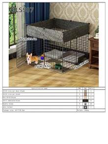 Interlocking Metal Wire Mesh Pet Playpen, DIY Dog Safety Exercise Fence, Suitable For Puppies, Small Dogs And Small Pets - Multicolor - View 12