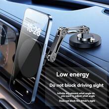 Zinc Alloy Magnetic Car Phone Holder, Touchscreen Dashboard MagSafe Phone Mount, 360° Rotatable Navigation, Mechanical Arm With Strong Technological Sense, Adjustable And Extendable Car Phone Holder - Car Mount - View 13