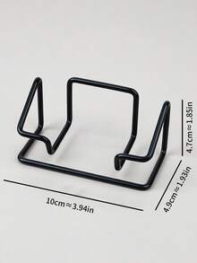 1个名片夹，创意金属简约现代展示收纳架，办公桌便签盒卡片夹 - 多色 - 查看 13