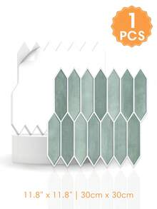 1/10/20PCS PVC Matte Peel And Stick Wall Sticker, Decorative Wall Sticker, Waterproof Tile Wall Sticker, Self-Adhesive, For Bathrooms, Living Rooms, RVs, Short-Term Rentals, Etc., Interior Wall Decoration - A - View 17