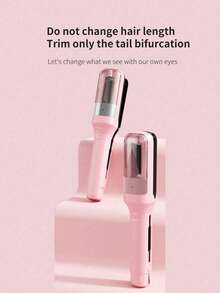Recortador inalámbrico original para puntas abiertas, cortadora de cabello recargable adecuada para cabello seco, dañado, con puntas abiertas, quebradizo, liso, rizado, encrespado de todo tipo, creando hermosos mechones. Este recortador inalámbrico recargable para puntas abiertas puede eliminar de manera efectiva los mechones de cabello dañados, reparar el cabello dañado y proporcionar servicios de cuidado y recorte del cabello. - Multicolor - Ver 4