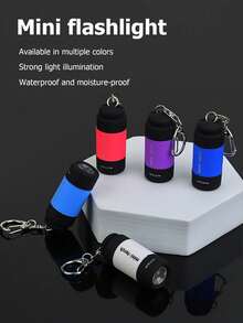 Đèn pin cầm tay sạc USB, khóa đồng, đèn pin mini, đèn cắm trại, đồ dùng ngoài trời, đèn pin nhỏ bằng hợp kim đồng LED sáng, đèn pin mini bỏ túi dễ thương, móc khóa, đèn pin nhỏ bằng nhựa đa chức năng, chống nước, quà tặng, đèn chiếu sáng ban đêm ngoài trời - Đèn pin mini - Xem 3