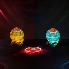 Crystal Ball Humidifier, Colorful Night Light, Creative Mute Mist Humidifier With Timing, Auto Power Off Safety Protection, Adjustable Mist Angle, USB Powered - 1PC - View 5