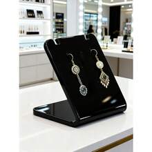 Bộ 3 giá đựng bông tai acrylic, giá trưng bày bông tai mini, giá đựng bông tai dạng đinh tán bằng nhựa, hình chữ L nhỏ. - Nhiều màu - Xem 9