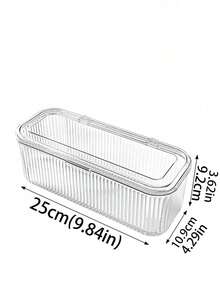 1pc Transparent Acrylic Crystal Bracelet/Necklace/Jewelry Display Box, Jewelry Storage Box, Anti-Oxidation Thickened Bracelet Box - Multicolor - View 8