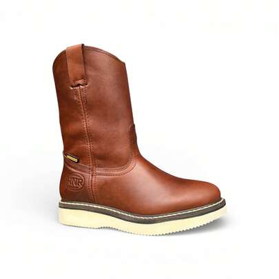 BOTAS VAQUERAS DE TRABAJO SUELA LIGERA POLIURETANO DE LA MEJOR CALIDAD COSIDO WELT PIEL BOVINA ANTIDERRAPANTE ARRIERO