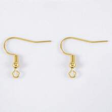 300件/包金银耳环制作材料套装，包含100个耳钩、100个耳堵和100个开口圈，适合DIY耳环饰品制作。 - 300件 - 查看 7