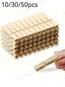 40pcs Wooden Clothespins, Approx. 7.2cm/2.8 Inches Long - Multicolor - View 13