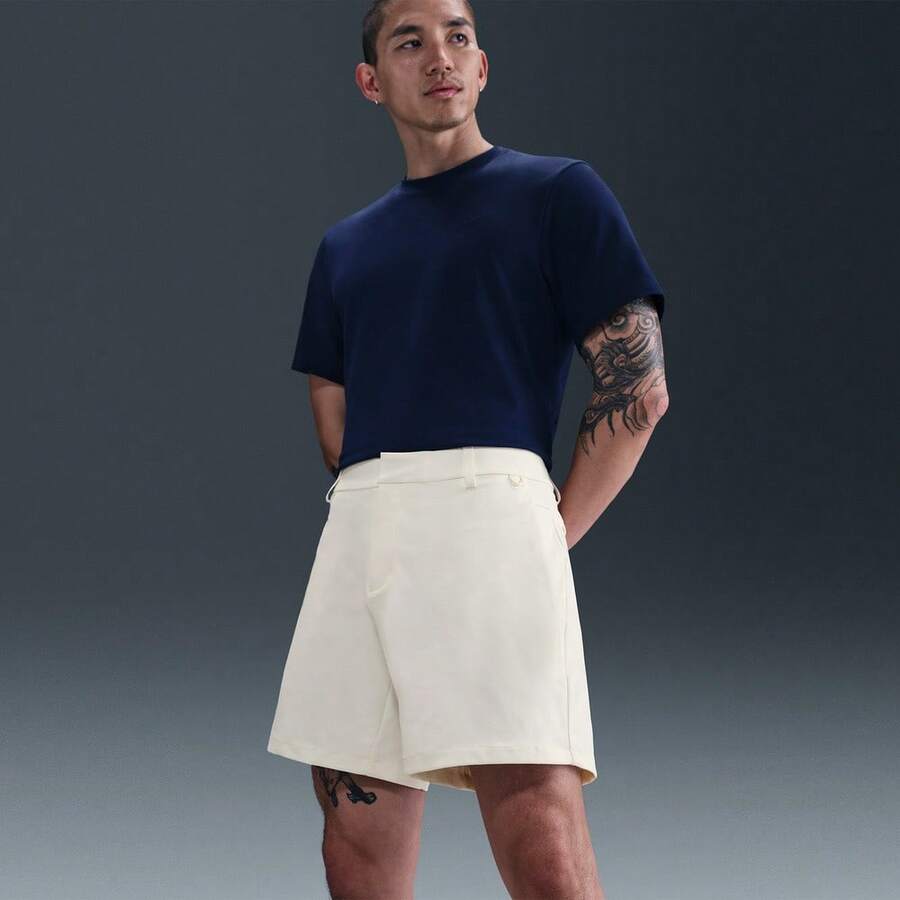 Nike Men's AS M NK DF 24.7 PS 6IN SHORT Knit Shorts HQ6934-133 - White - View 1