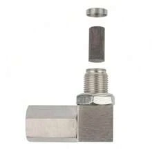 Exhaust Catalyst Rear Oxygen Sensor Spacer 90 Degree Mini Catalyst Lambda O2 Adapter CEL Fix, M18*1.5 Universal Free Shipping - Oxygen Sensor Connector - View 14