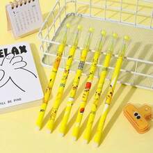 Bộ 12 bút bi mực đen 0.5mm kiểu dáng dễ thương, hình hoạt hình, quà tặng sinh nhật. - Nhiều màu - Xem 10