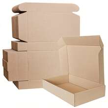 10pcs Pink Packaging Box Multi-Size Corrugated Cardboard Gift & Mailing Boxes For Small Business, Jewelry Display, Holiday Packaging - Sturdy, Lightweight, Compact Storage Valentine's Day, Wedding, Birthday Gift Packaging Box Graduation Gift Box Mother's Day Gift Box - Airplane Box - View 6