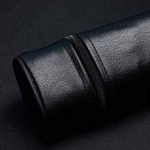 PU 83cm Pool Cue Case With Detachable 25cm Accessory Pouch Fits 1/2 Jointed Cue Stick Extension Cue Ball Chalk And Glove - Black - View 3