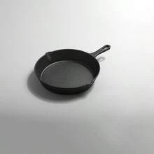 1 pieza Sartén de hierro fundido, sartén de hierro fundido sin recubrimiento, sartén pequeña para uso doméstico, sartén de fondo plano antiadherente, juego de utensilios de cocina de olla de hierro con estilo antiguo, sartén anti-salpicaduras de aceite - Ver 11