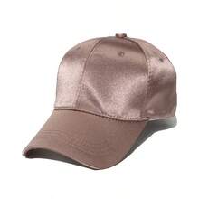 Satin Baseball Cap For Women Men - Solid Color Silk Sun Hat Summer Spring Casual Adjustable Trucker Hat - A - Xem 7