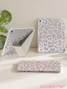 亮粉色豹纹双面亚克力透明水晶平板电脑保护套。兼容 iPad 11 (2025/10.9)/Air 4/5/6/7 (2025/10.2)/Pro 11/10/9.7/10.5 以及 Galaxy Tab。具备睡眠/唤醒功能和多角度可折叠支架。时尚简约的豹纹图案是日常平板电脑保护的理想之选，也是一份精美的礼物。 - 彩色 - 查看 9