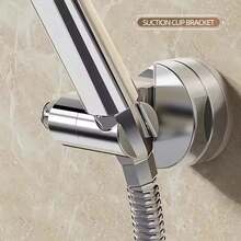 Soporte para Ducha 360 ° Soporte Ajustable Autoadhesivo para Cabezal de Ducha, Soporte con Ventosa para Cabezal de Ducha, Accesorios de Baño DTBZ - Negro - Ver 7