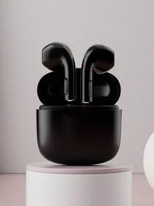 Auriculares inalámbricos verdaderos - Compatibles con dispositivos Apple y Android, micrófono incorporado, resistentes al sudor, hasta 24 horas de tiempo de reproducción - Blanco - Ver 2