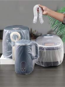 150pcs Disposable Dust Cover, Appliance Dust Cover, Waterproof, One-Time Large Plastic Packaging Dust Cover, Suitable For Microwave Oven Rice Cooker Home Protective Cover, 10/50/100/150pcs - Multicolor - View 2