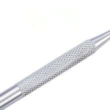 美甲修脚套装，双头卸甲器，嵌甲刮刀，修脚工具，趾甲及嵌甲处理工具，单包装指甲剃刀 - 彩色 - 查看 7