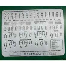 1pc Nail Art Training Pad, Spanish Style Silicone Template, Suitable For Beginners To Learn How To Apply Acrylic Nails, Helps Master The Basics Of Acrylic Nail Application. - Multicolor - View 12