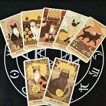 Spanish Tarot Cards "Cats Ruling The World", Party & Birthday Gift, Divination Game - Photo Color - View 6
