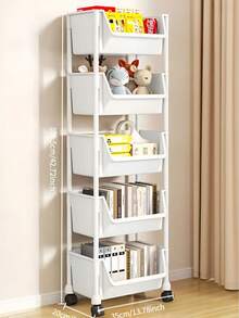 Xe đẩy đựng đồ 3/4/5 tầng có bánh xe – Kệ đựng đồ nhiều tầng, xe đẩy đựng đồ phòng tắm, dễ di chuyển, thiết kế tháo rời, tiết kiệm không gian, trang bị bánh xe xoay 360°. Thích hợp cho nhà bếp, phòng tắm và phòng khách. - Nhiều thông số kỹ thuật - Xem 9