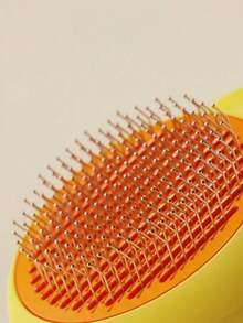 1支迷你动物兔毛刷，毛梳，解结按摩刷，宠物美容刷，适用于仓鼠、猫、狗，有助于去除松散毛发和梳理毛发。 - 彩色 - 查看 6