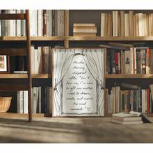 "1pc Monday Morning Motivational Poster: Doodle Font Design" - A - View 3