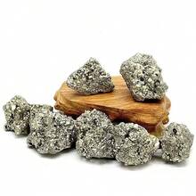 High-Quality Pyrite Raw Tumbled Natural Tumbled Stones Crystals Healing Collection Enthusiasts Gifts Gemstones - Multicolor - View 3