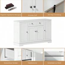Mobile Storage Islands - White - View 5