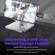 2 piezas Adaptador Lightning a USB 3.0 OTG, compatible con el adaptador de cámara USB de para sincronización y copia de de datos, adecuado y compatible con iPhone 14 13 12 11 Pro Max - Negro - Ver 7