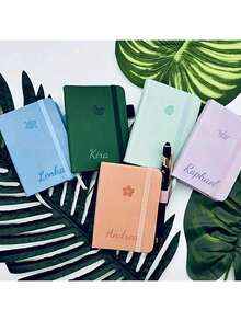 Personalized A6/A7 Notebook With Strap, Waterproof Notebook Suitable For Students, Birthday Gift, Daily Use And Office, Back To School Reward Notebook - Multicolor - View 3