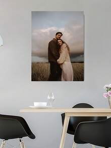 Personalized Photo Canvas Printing - Customized Framed Canvas Printing - Modern/Decorative Art/Traditional Style - Upload Your Own Photos, Suitable For Birthday, Wedding, Easter, Mother's Day, Father's Day, Room Decor, Customizable, Bedroom Decor - Multicolor - View 8