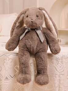 9.84英寸/25厘米可爱兔子毛绒玩具，柔软兔子玩偶，填充动物兔子玩偶，陪伴玩偶，生日礼物，完美礼物，适合生日、复活节、家居装饰、情人节、万圣节装饰 - 彩色 - 查看 20