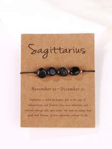 12 Zodiac Natural Stone Handmade Braided Bracelet, Friendship Bracelet For Women - Bracelet - View 20